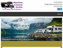 Tablet Screenshot of motorhome-caravan.com